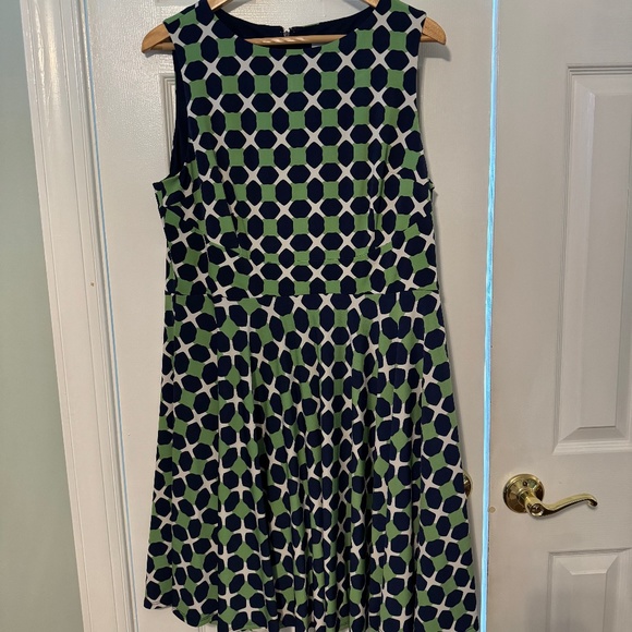 Donna Morgan Sleeveless Fit and Flare Dress - Picture 1 of 3